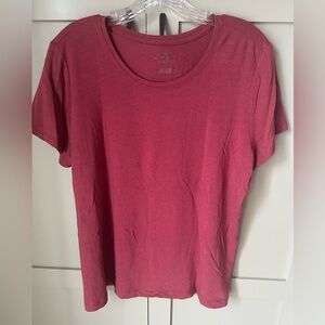 NWOT Banana Republic Berry Short Sleeve Cotton Tee SZ XL